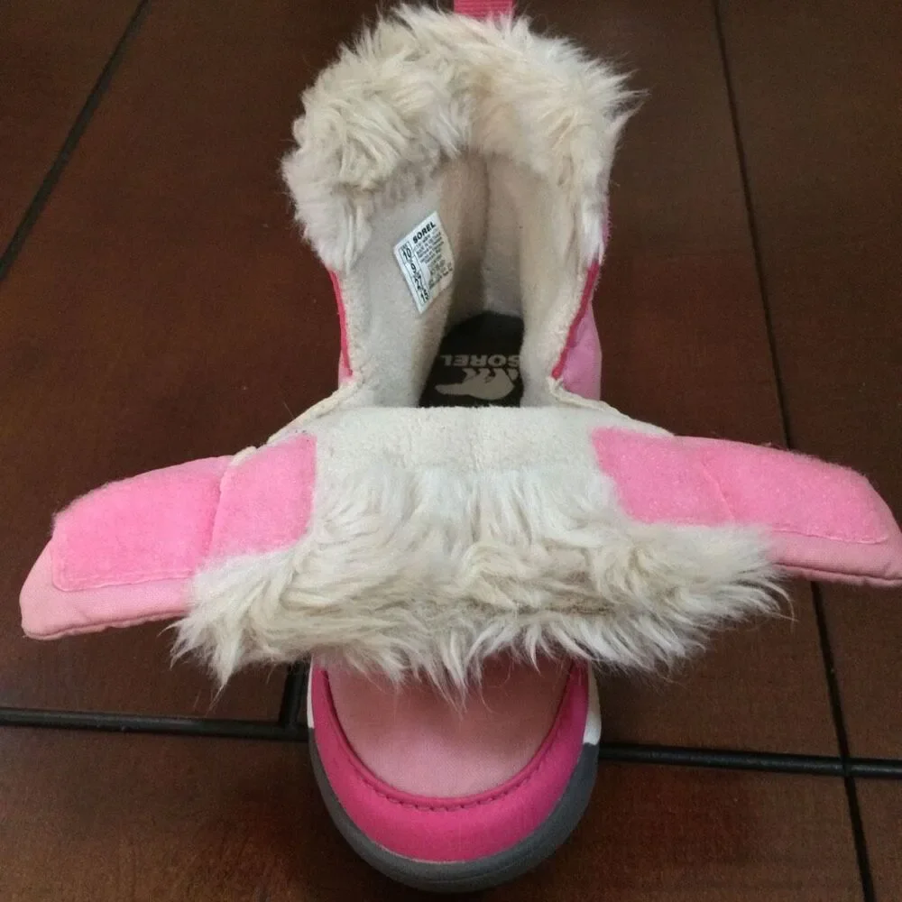 Sorel Whitney II Pink toddler 10 boots